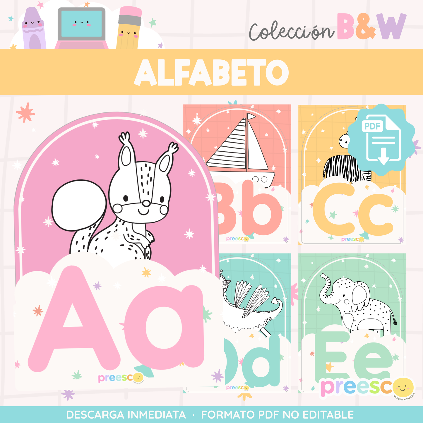 Alfabeto · B&W