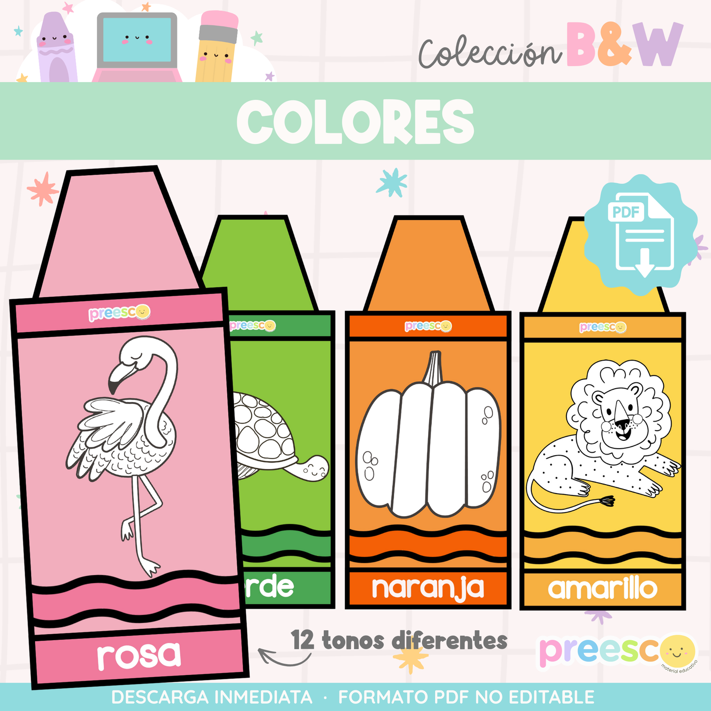 Colores · B&W