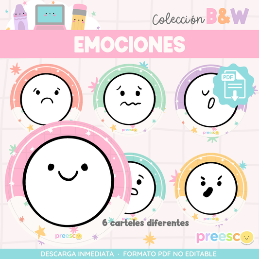 Emociones · B&W