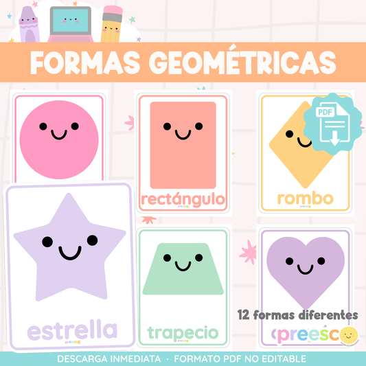 Formas geométricas · B&W